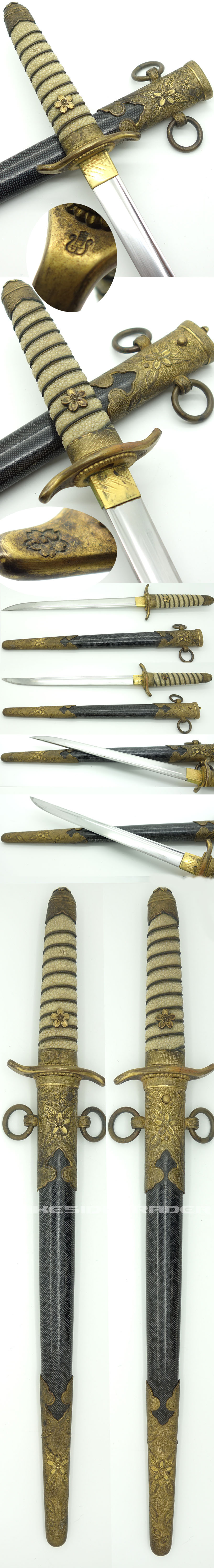 Beauty Early Japanese Navy Dirk