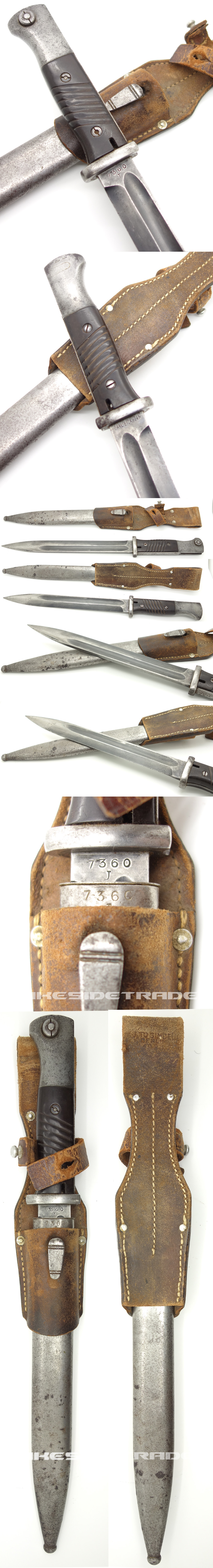 Matching - K98 Bayonet by Carl Eickhorn 1937