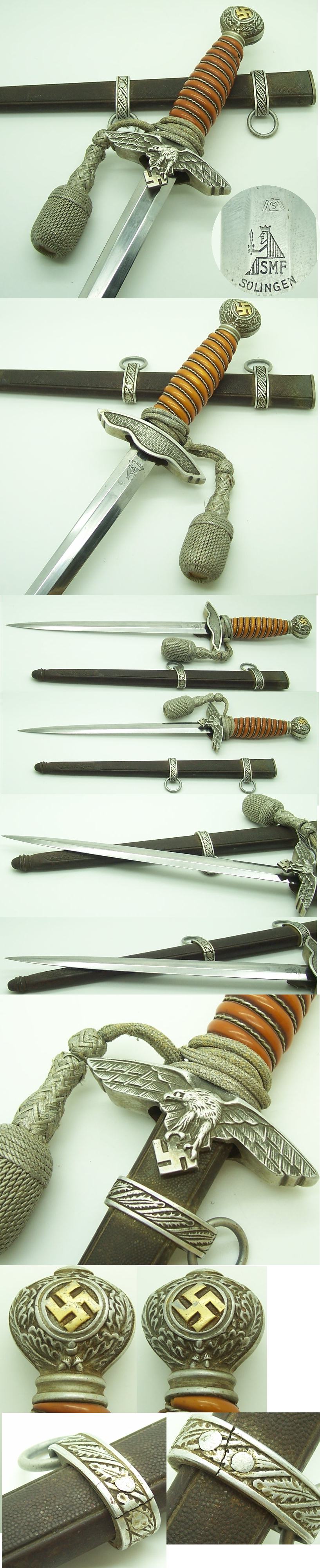 Interesting 2nd Model Luftwaffe Daggers by SMF