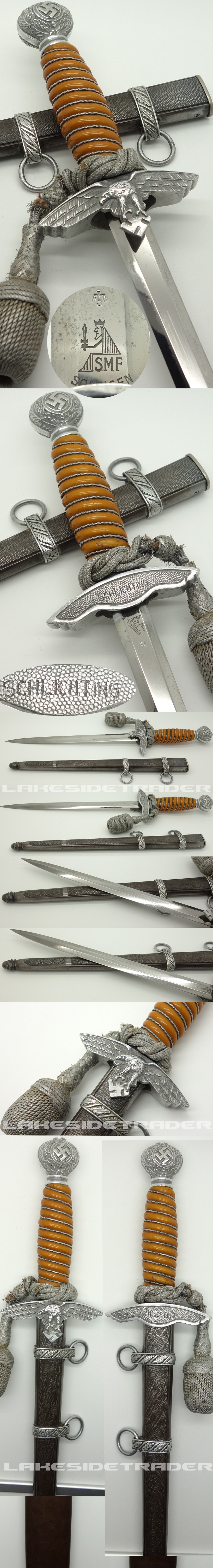 Personalized 2nd Model Luftwaffe Dagger by SMF