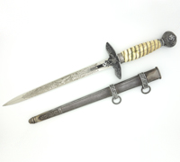 Etched Blade & Bone Grip - 2nd Model Luftwaffe Dagger