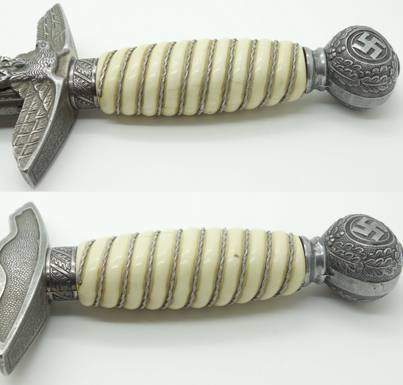 Bone 2nd Model Luftwaffe Dagger by A. Wingen