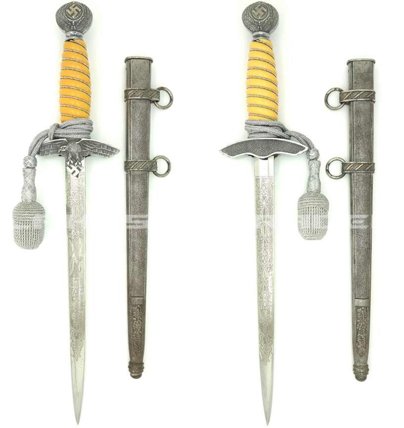 Etched - 2nd Model Luftwaffe Dagger 