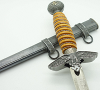 Etched 2nd Model Luftwaffe Dagger by Julius Krebs