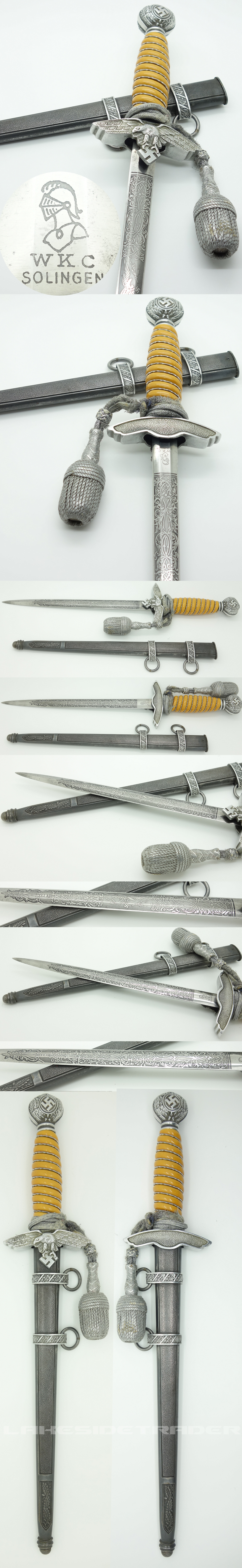 Etched 2nd Model Luftwaffe Dagger by WKC