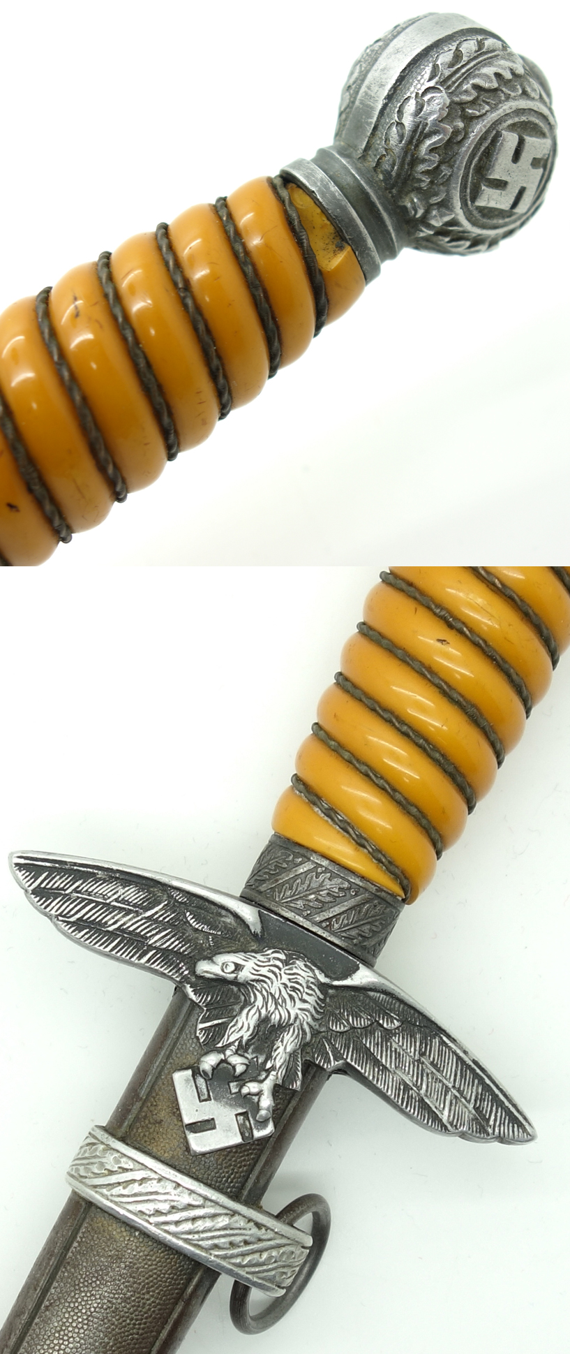 Personalized 2nd Model Luftwaffe Dagger for R. Baum
