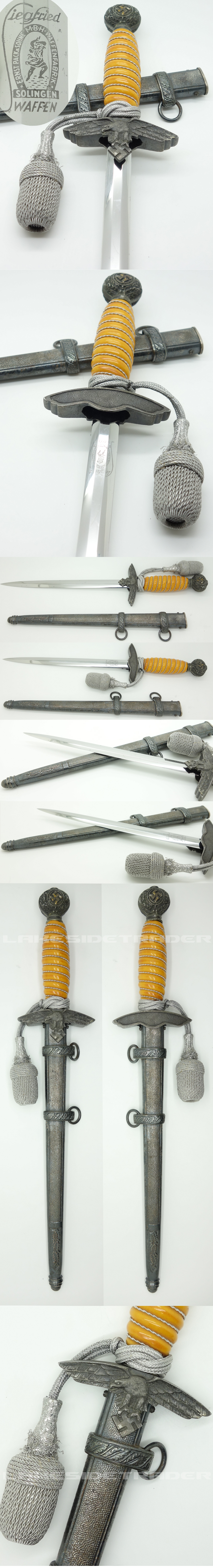 Beautiful - 2nd Model Luftwaffe Dagger by E. Pack