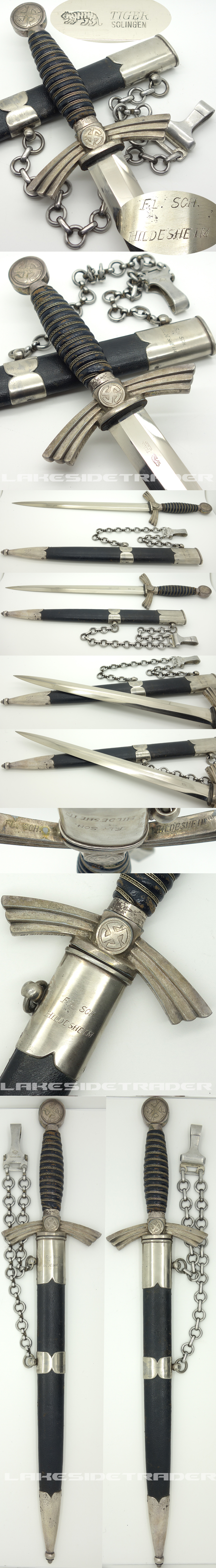 Personalized Tiger 1st Model Luftwaffe Dagger