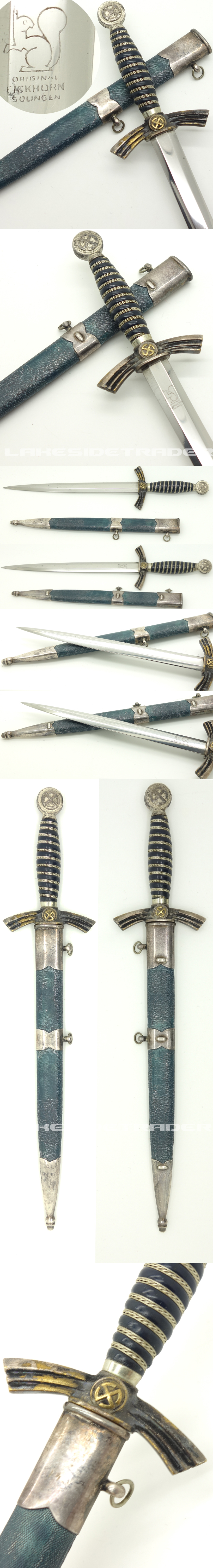 Miniature 1st Luft/DLV Dagger by Eickhorn