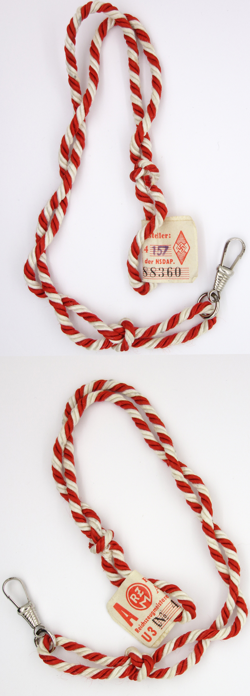 Tagged HJ/DL leader Lanyard