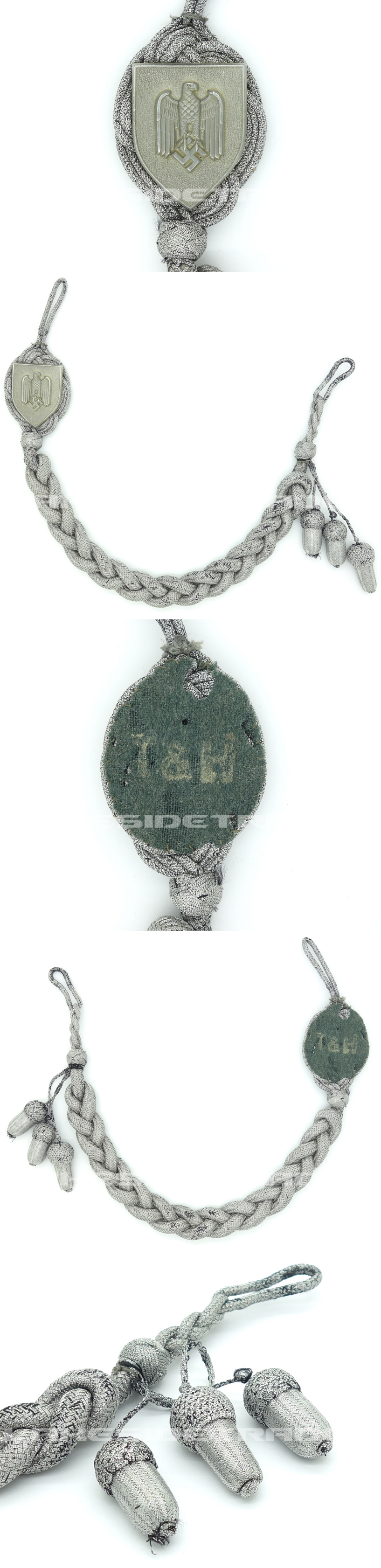 1st Pattern Wehrmacht Marksmen Lanyard Grade IV by T&H