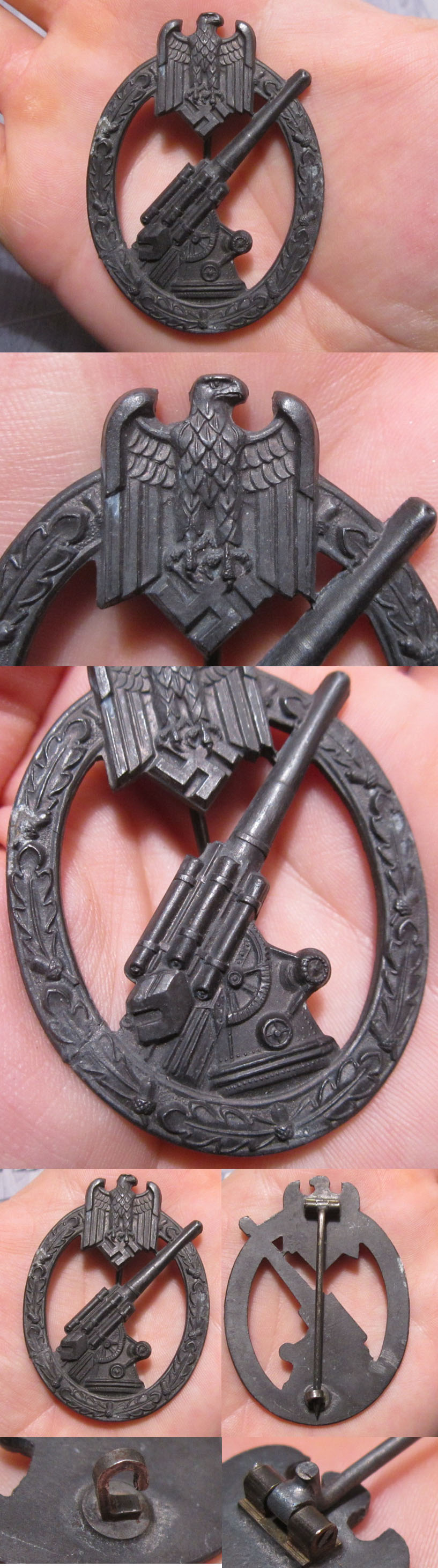 Army Flak Badge by C.E. Juncker