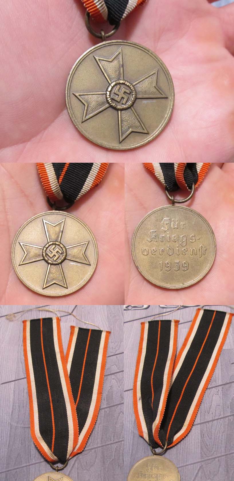 191939 War Merit Medal