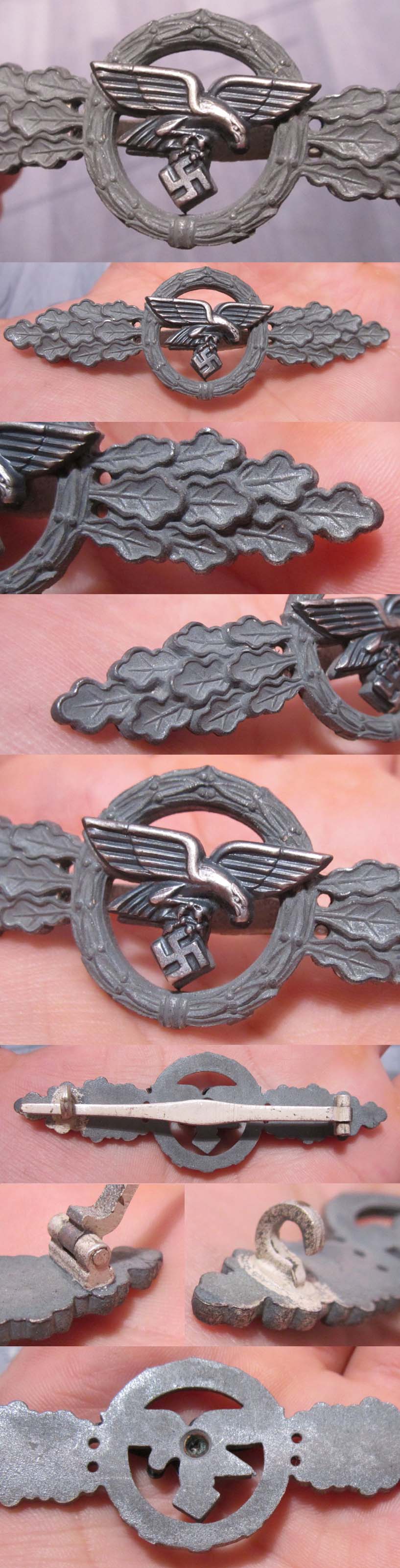 Silver Transport Pilot Clasp