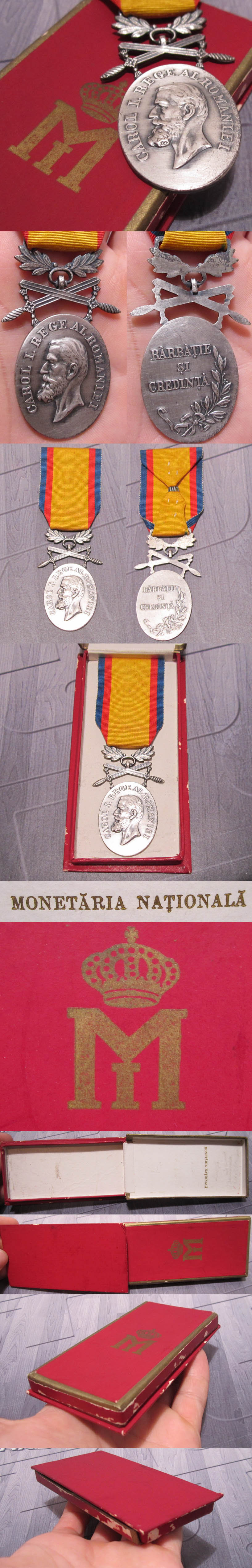 Romanian Manhood and Faithfulness Medal 
