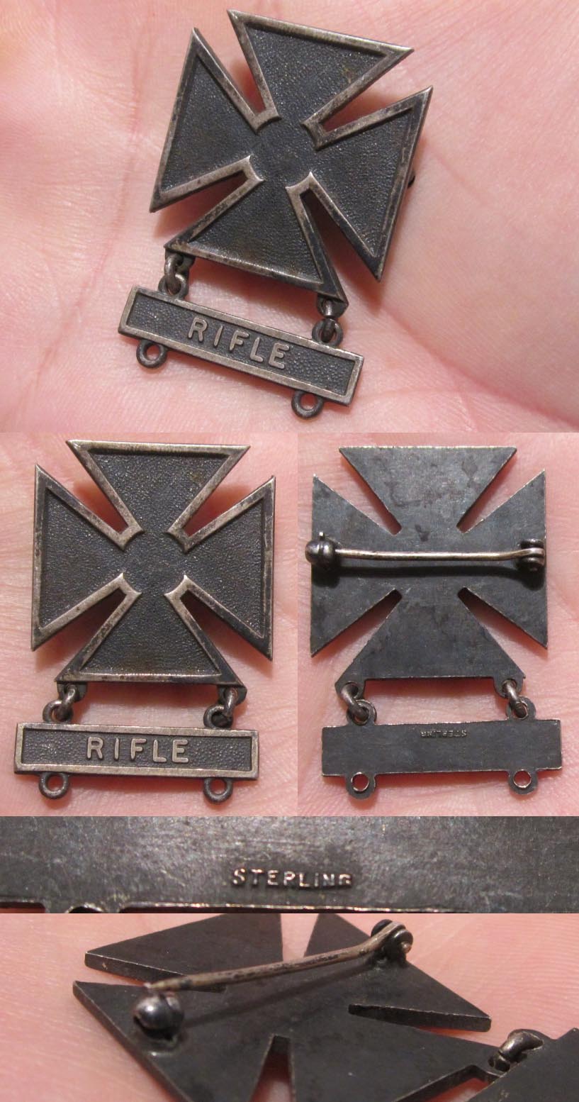 US Army Marksman Badge with Rifle Clasp