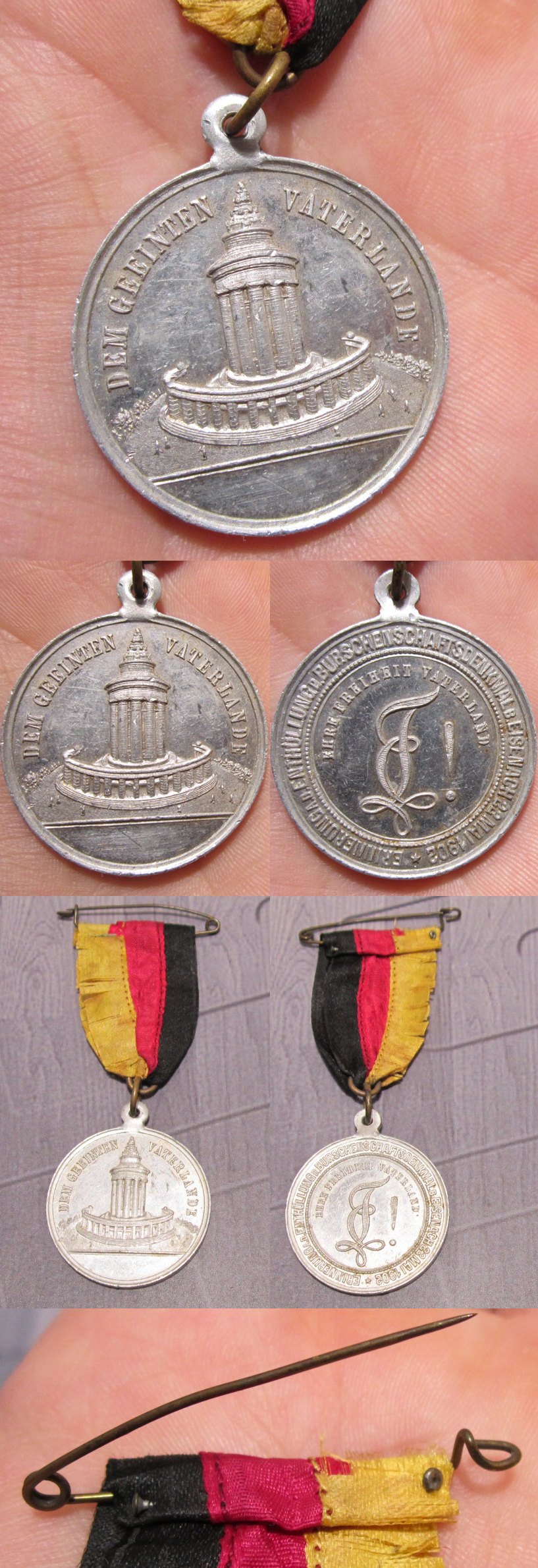 German Veterans Fraternity Medal 1902