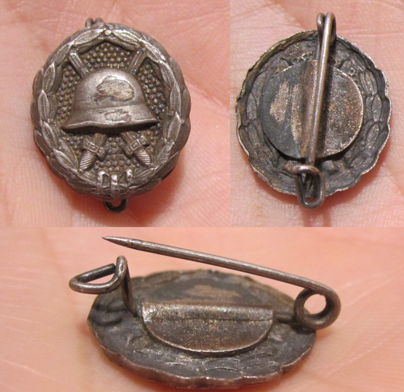Miniature Imperial Silver Wound Badge