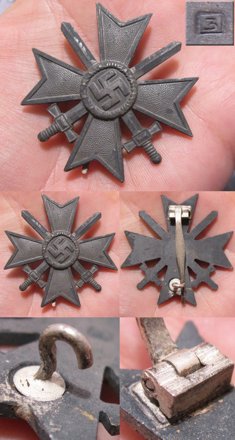1st Class War Merit Cross with Swords by 3