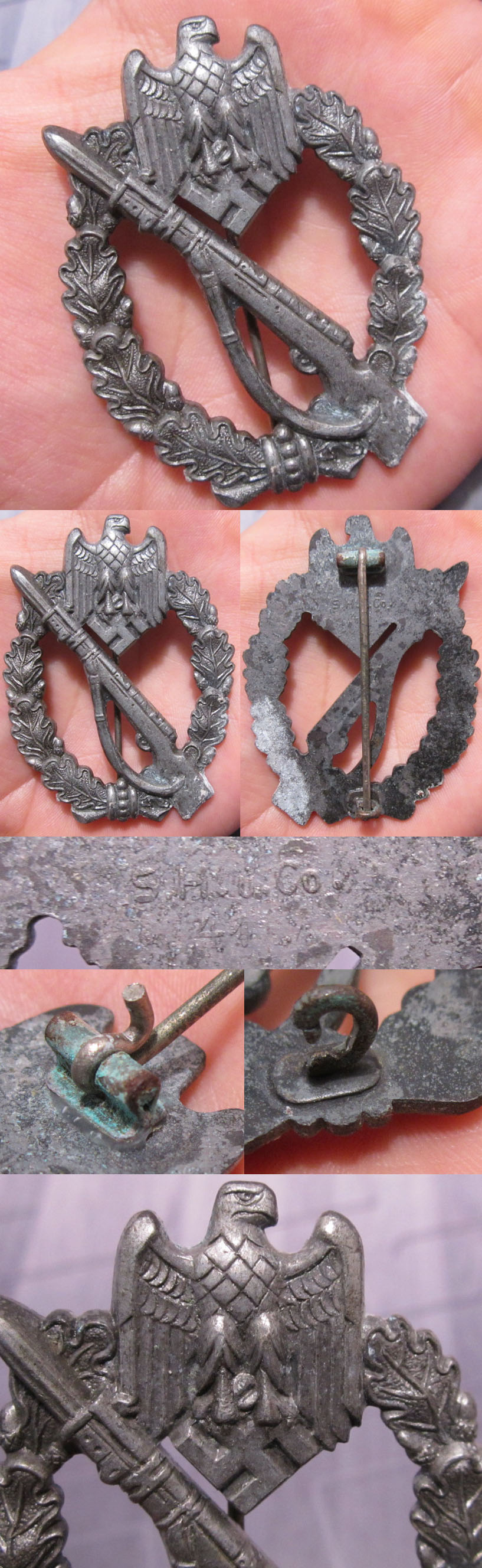 Silver Infantry Assault Badge by S.H.u. Co. 41