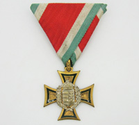 Hungarian 25 Year Long Service Cross