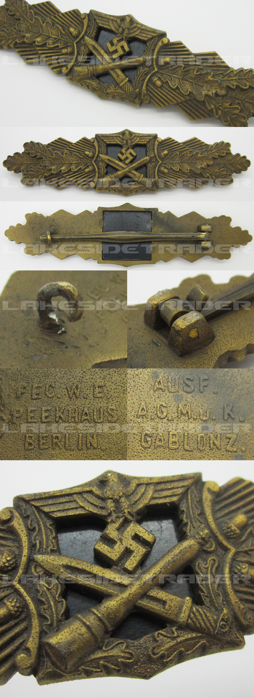 Bronze Close Combat Clasp by A.G.M.u.K.