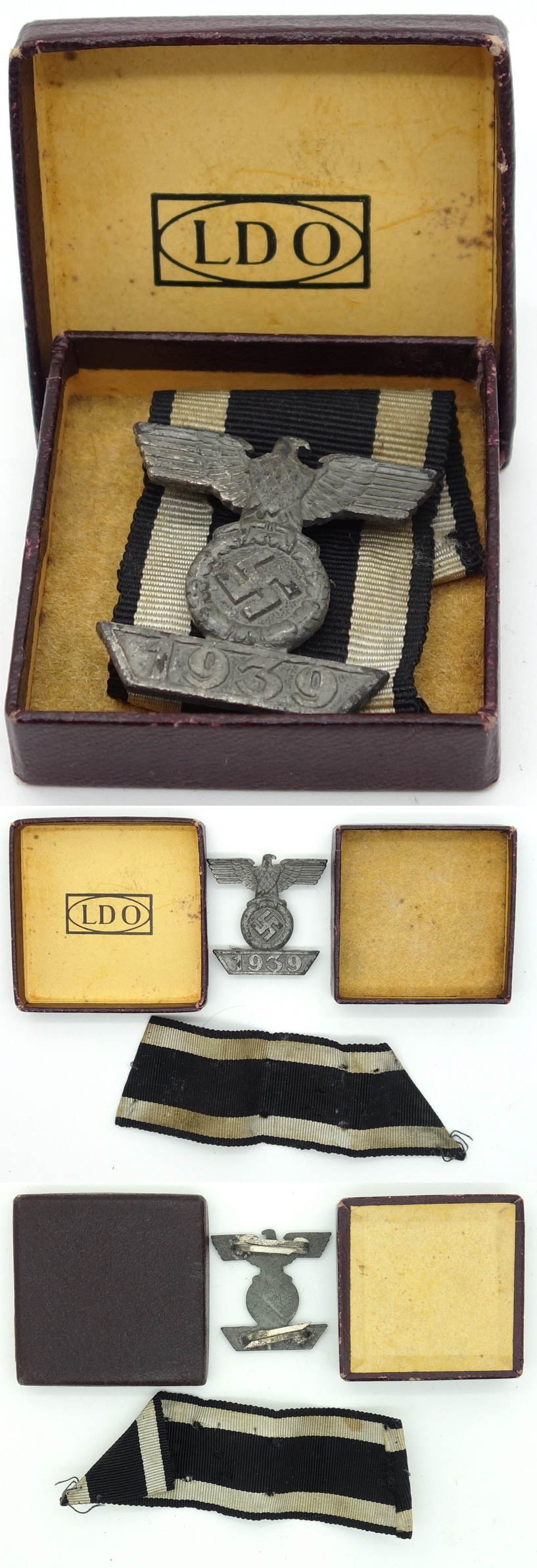 Cased 2nd Class Spange to the Iron Cross by L/11