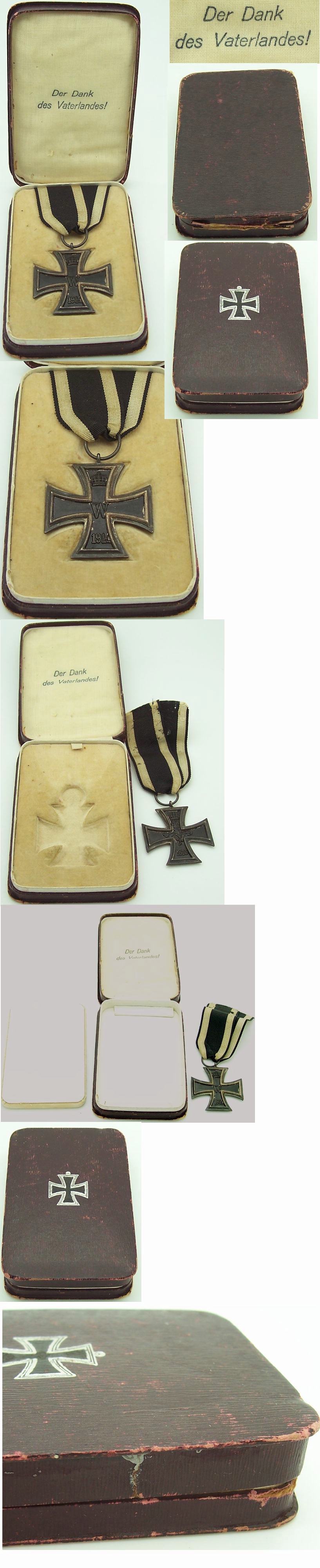 Cased Imperial 2nd Class Iron Cross