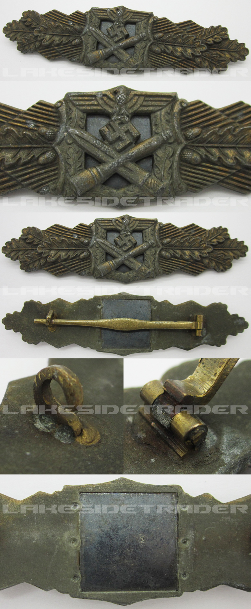 Bronze Close Combat Clasp