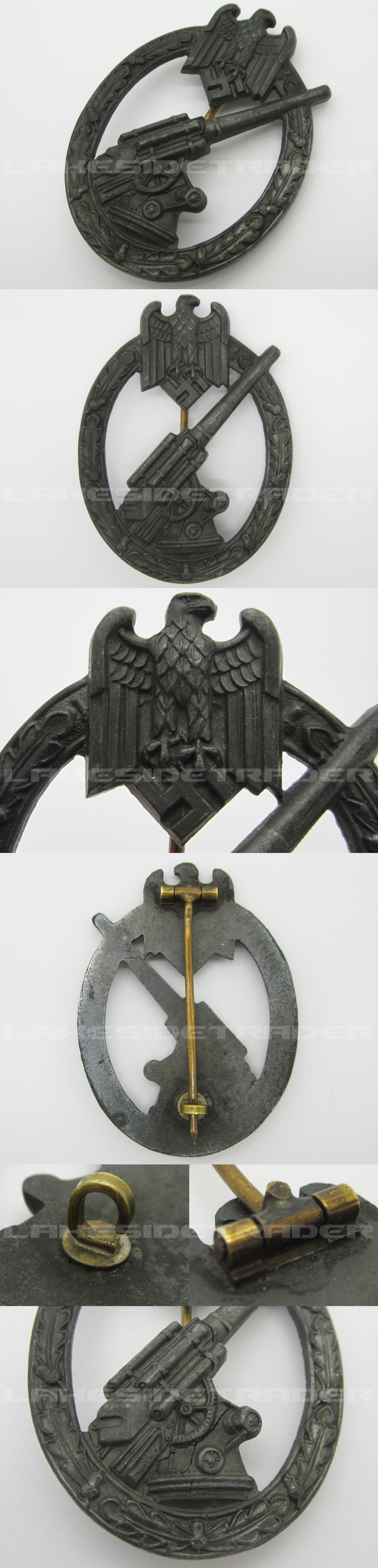 Army Flak Badge by C.E. Juncker