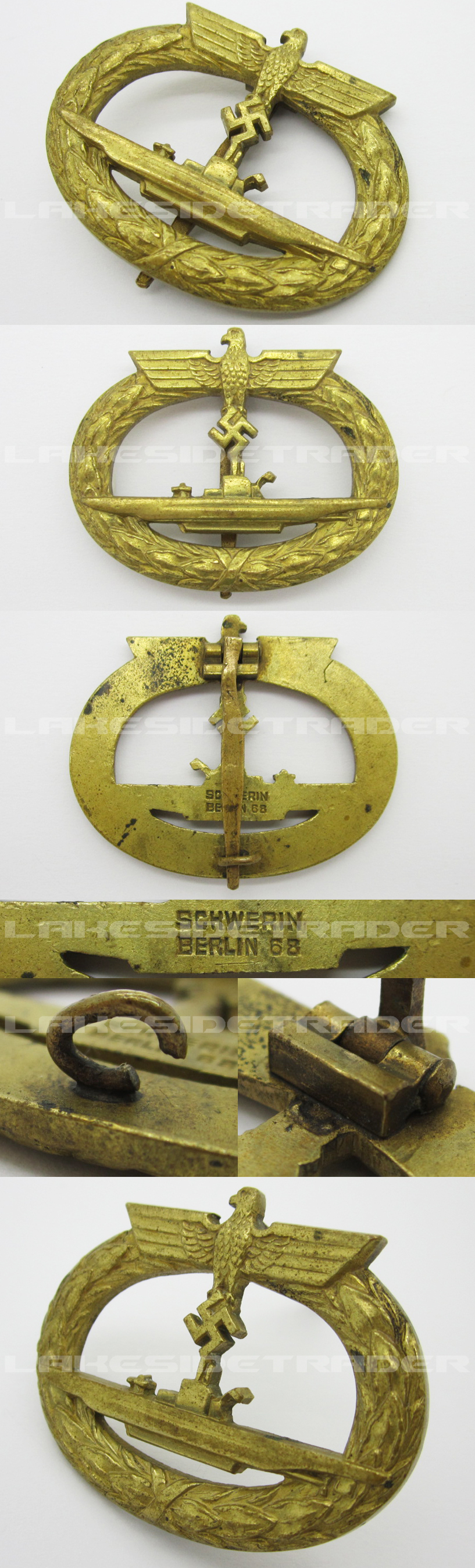 U-Boat War Badge by Schwerin