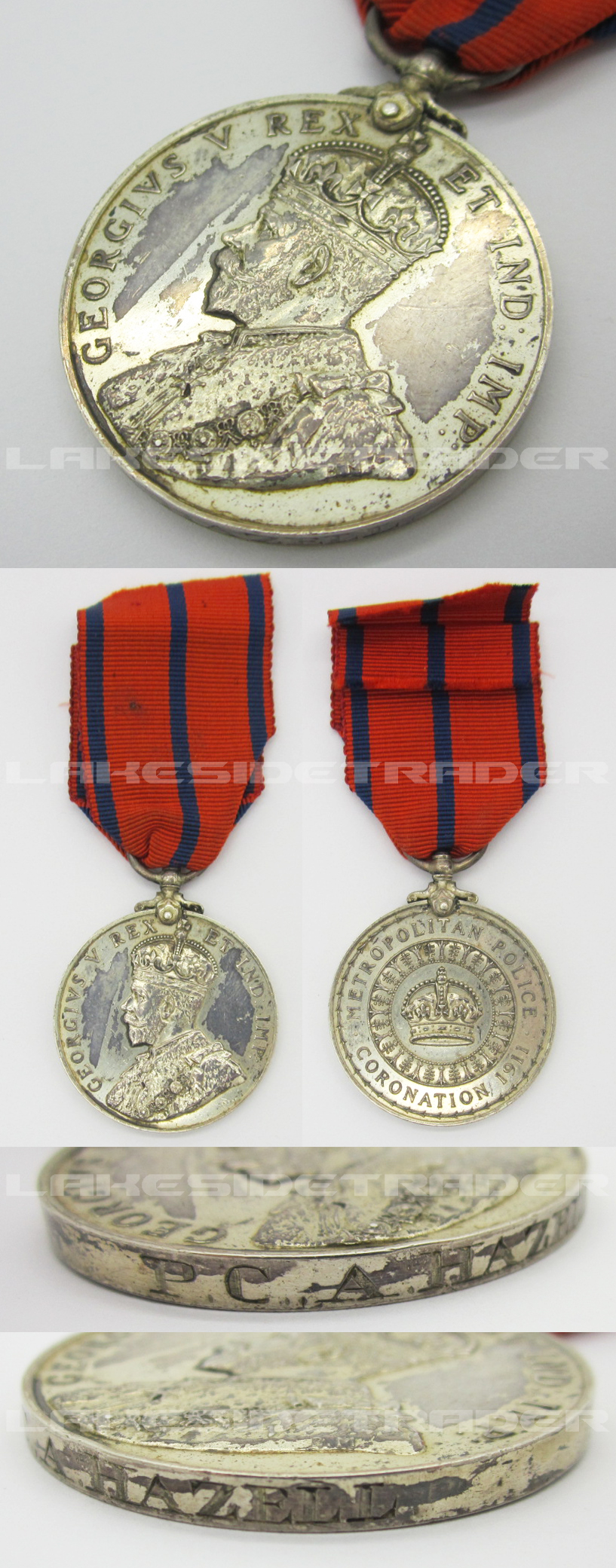 United Kingdom Metropolitan Police Coronation Medal 1911