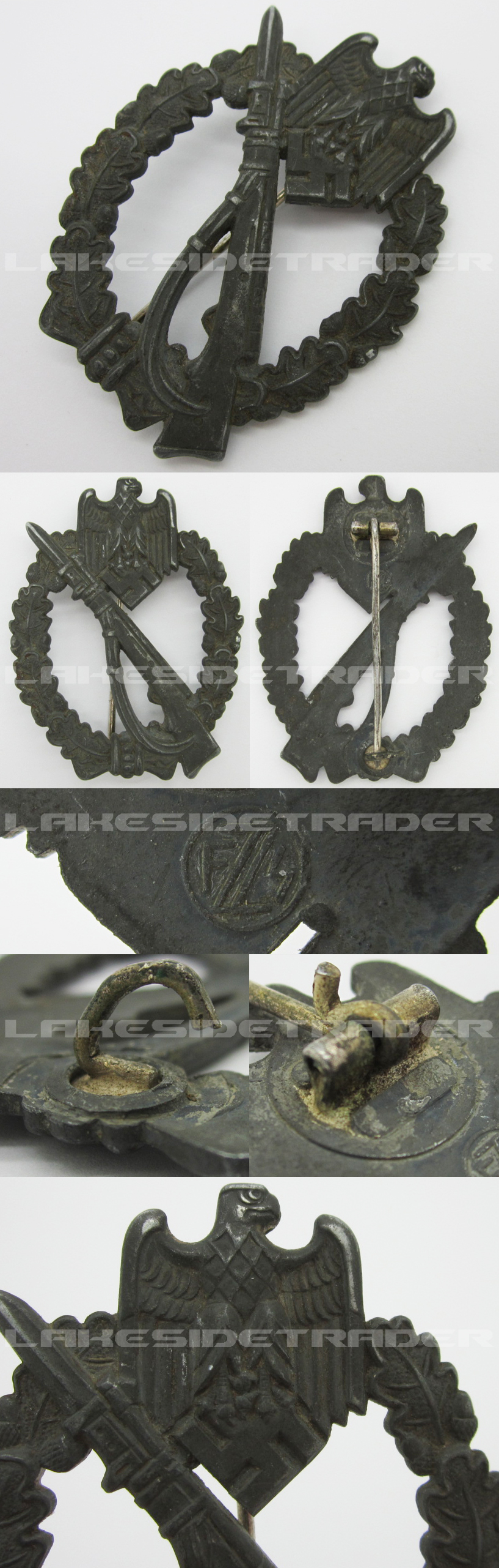 Silver Infantry Assault Badge by F. Zimmermann