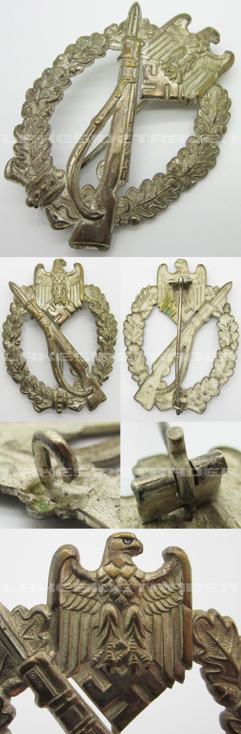 Earliest Silver Infantry Assault Badge by Schickle