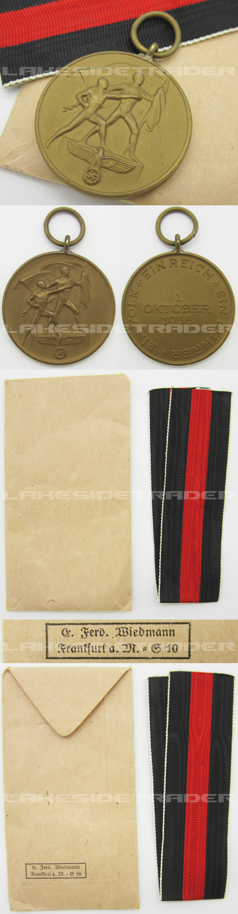 Sudentenland Commemorative Medal in Packet