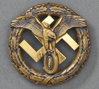 German Motor Sport Badge in Iron (Bronze)