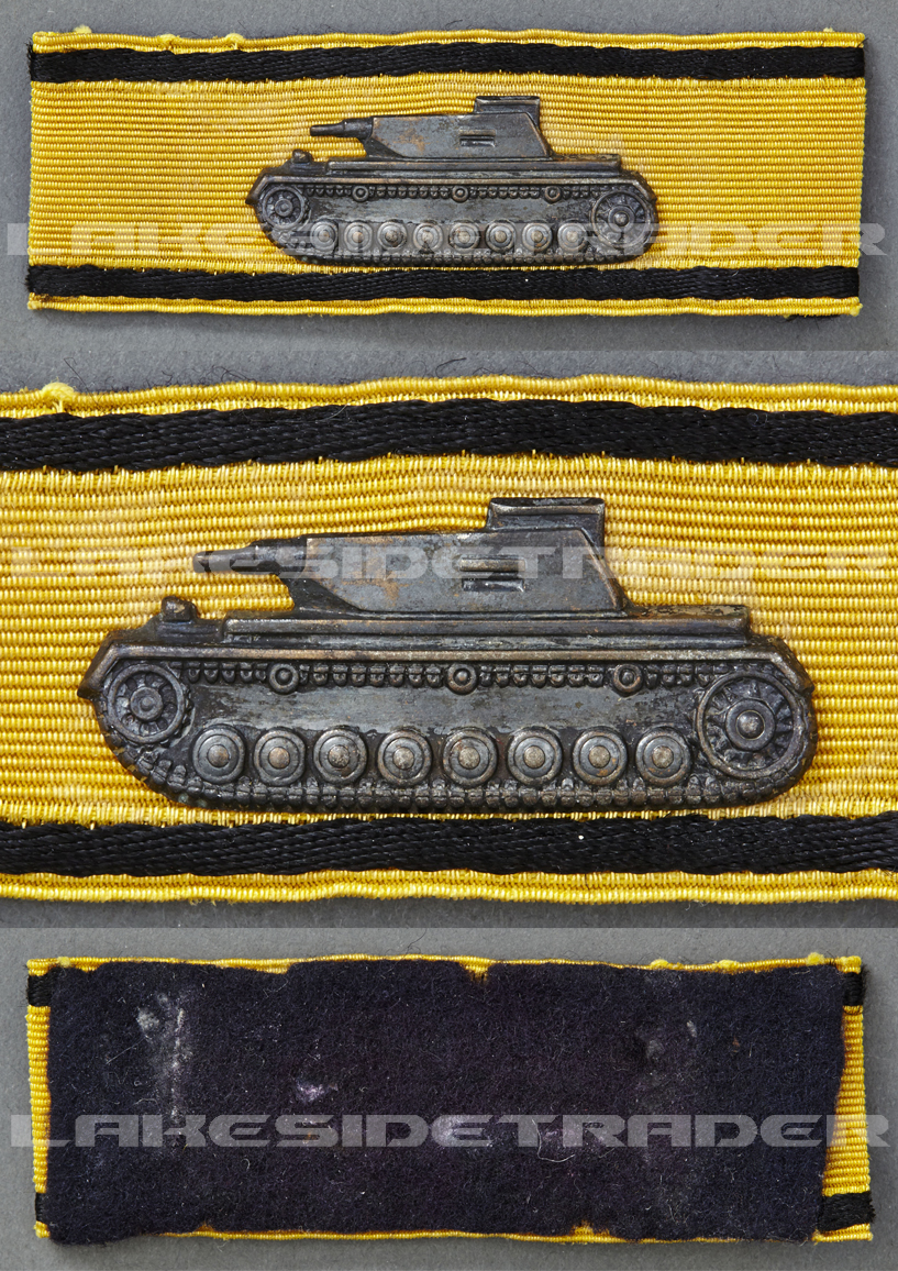 Tank Destruction Badge in Gold