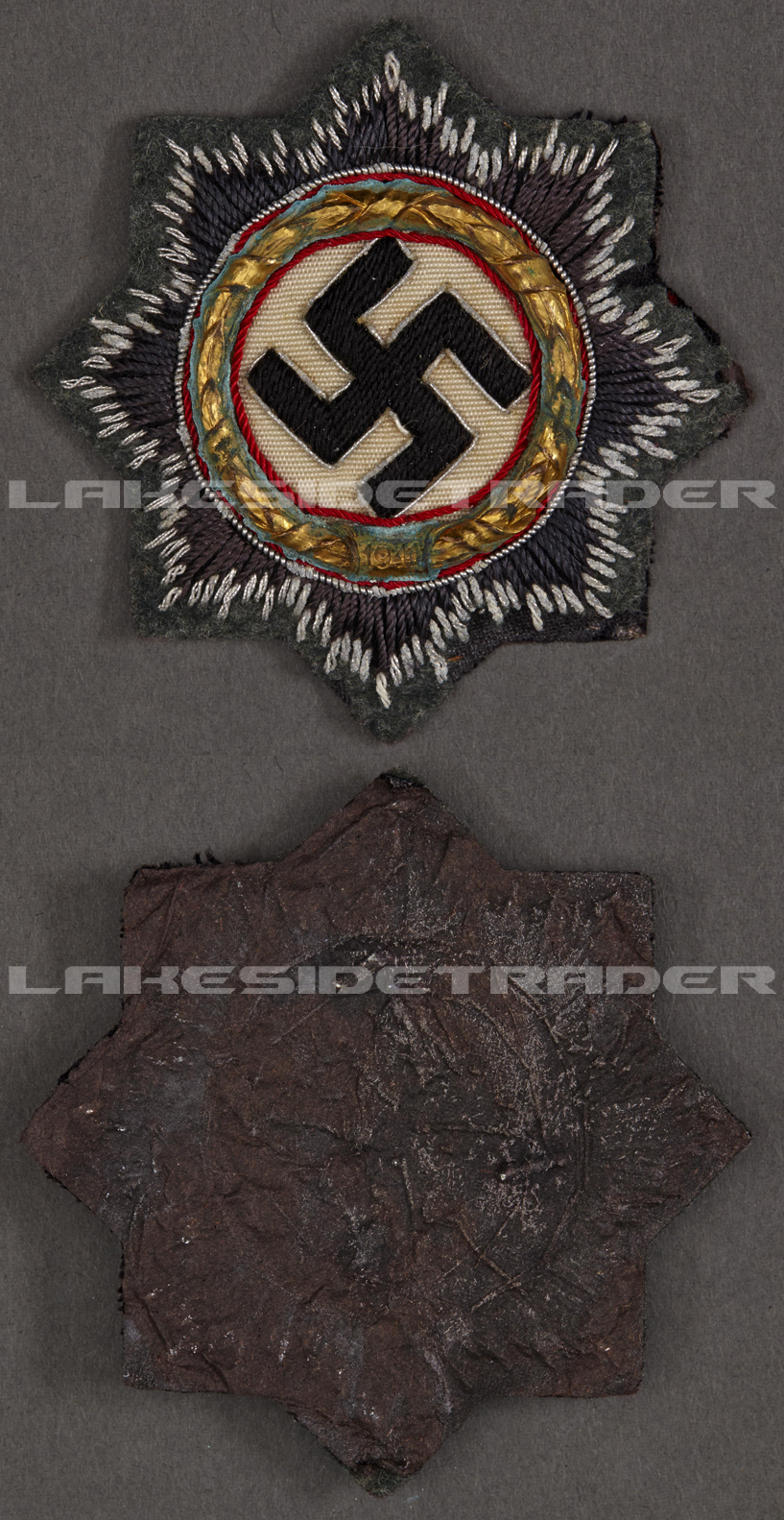 Army Gold German Cross in Cloth