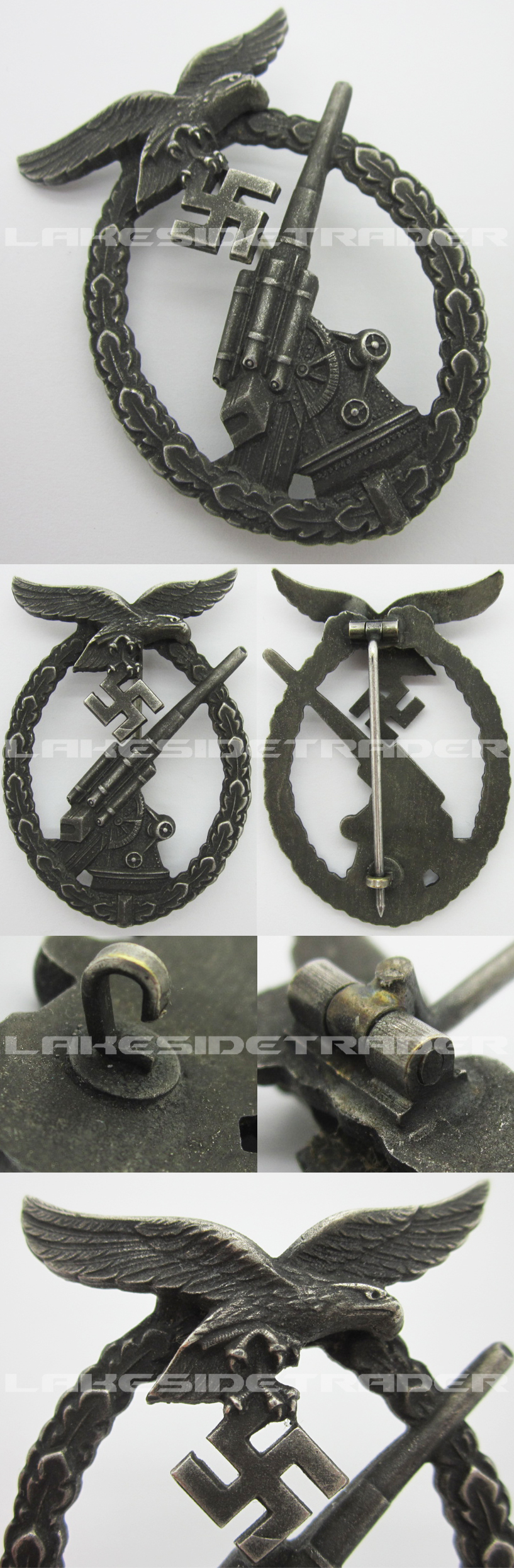 Luftwaffe Flak Badge by Steinhauer & Lück