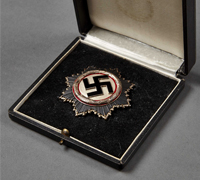 A German Cross in Silver in its  Original Case of Issue