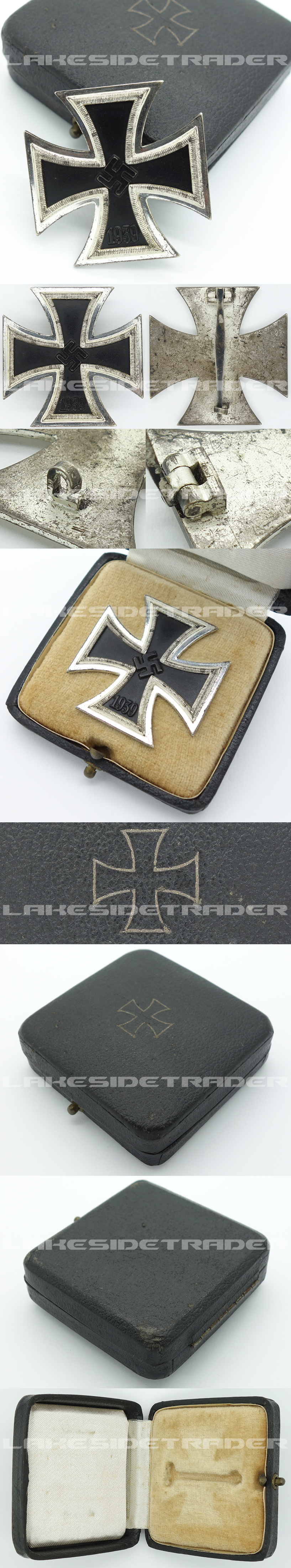 Cased Brass Core 1st Class Iron Cross by R. Wchtler & Lange