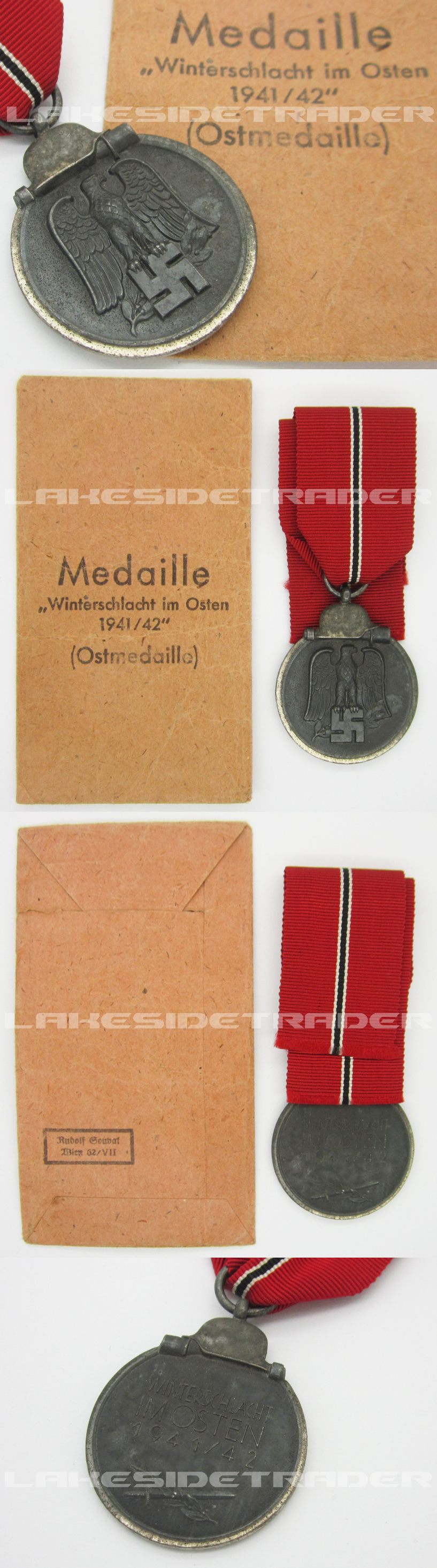 Eastern Front Medal and Packet by R. Souval