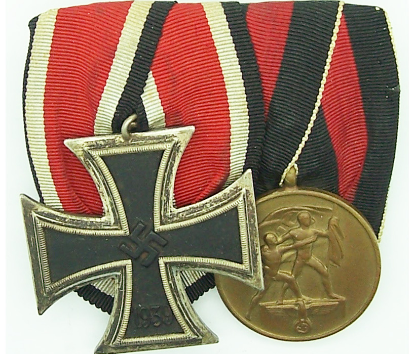 Two Place Medal Bar with Schinkel EKII