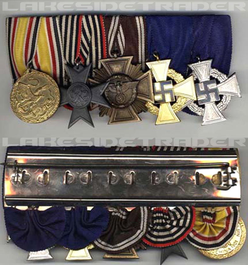 Five Place Medal Bar with China Service