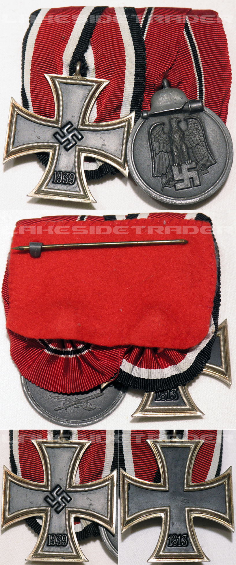 Two Place Medal Bar with Schinkel EKII 