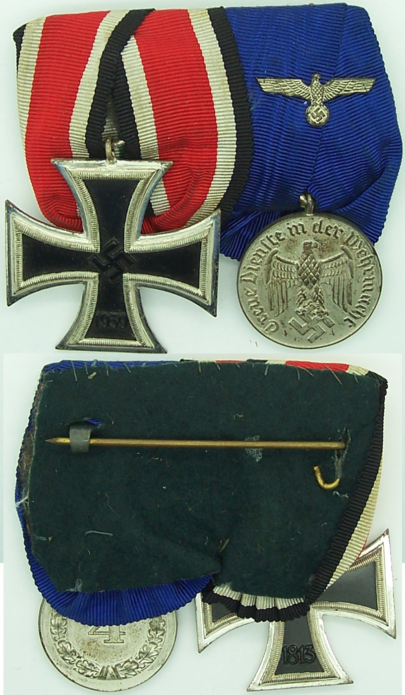 Two Place Medal Bar with Schinkel EKII