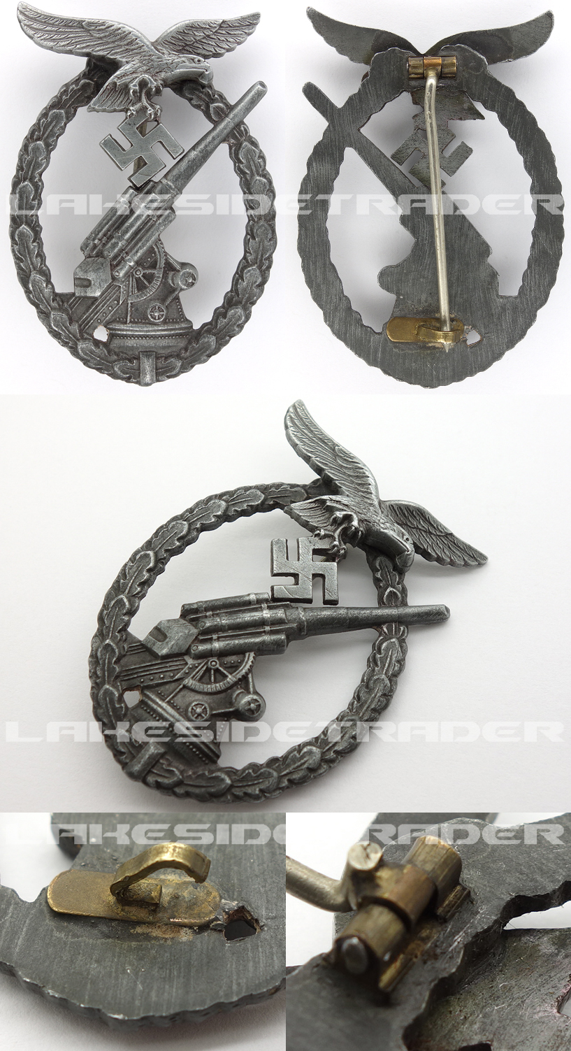 Luftwaffe Flak Badge by Steinhauer & Lück