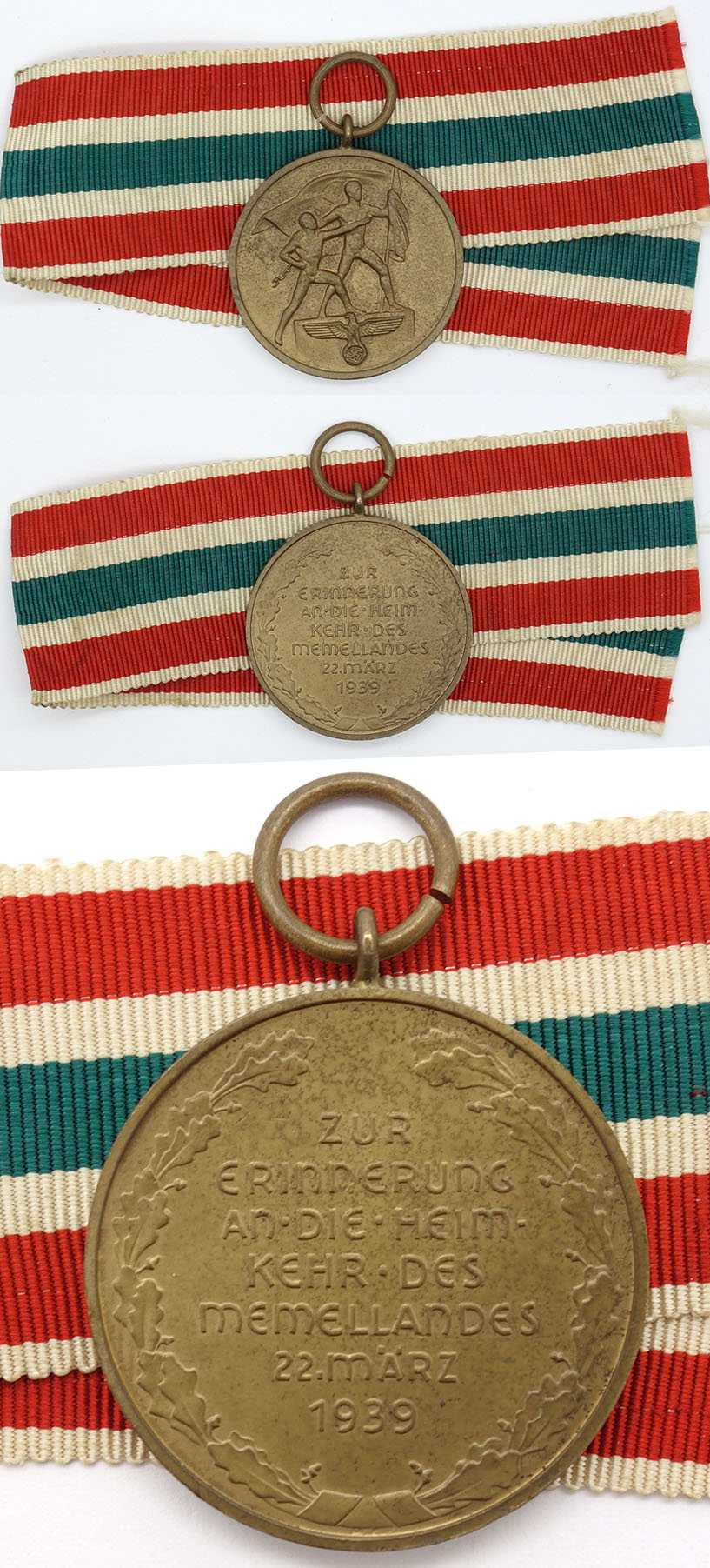 Memel Medal by Hauptmunzamt