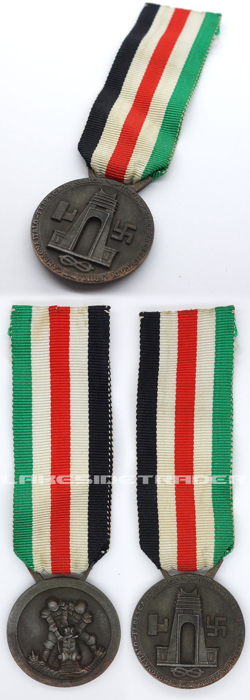 Italian-German African Campaign Medal by Lorioli