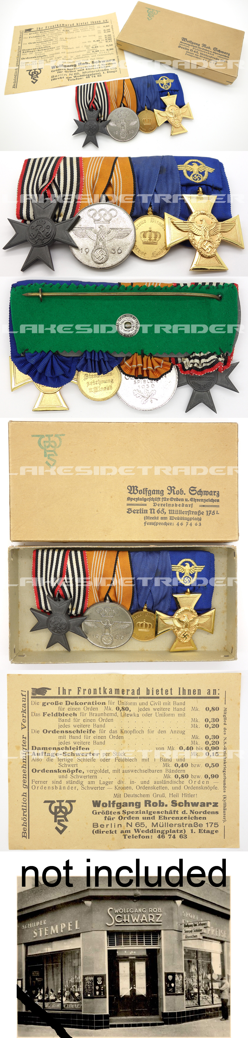 Four Piece Medal Bar in Sales Box